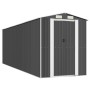 Cobertizo de jardín acero galvanizado antracita 192x606x223 cm de vidaXL, Cobertizos - Ref: Foro24-3147454, Precio: 858,66 €,...