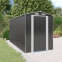 Cobertizo de jardín acero galvanizado antracita 192x440x223 cm de vidaXL, Cobertizos - Ref: Foro24-3147452, Precio: 676,33 €,...