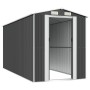 Cobertizo de jardín acero galvanizado antracita 192x440x223 cm de vidaXL, Cobertizos - Ref: Foro24-3147452, Precio: 676,33 €,...