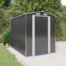 Cobertizo de jardín acero galvanizado antracita 192x274x223 cm de vidaXL, Cobertizos - Ref: Foro24-3147450, Precio: 411,69 €,...