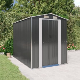 Cobertizo de jardín acero galvanizado antracita 192x274x223 cm de vidaXL, Cobertizos - Ref: Foro24-3147450, Precio: 419,33 €,...