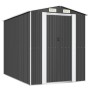 Cobertizo de jardín acero galvanizado antracita 192x274x223 cm de vidaXL, Cobertizos - Ref: Foro24-3147450, Precio: 419,33 €,...