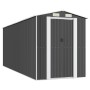 Cobertizo de jardín acero galvanizado antracita 192x523x223 cm de vidaXL, Cobertizos - Ref: Foro24-3147453, Precio: 774,70 €,...