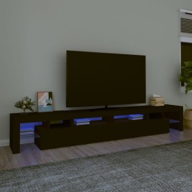 Mueble de TV con luces LED Negro 260x36,5x40 cm de vidaXL, Muebles TV - Ref: Foro24-3152779, Precio: 186,59 €, Descuento: %