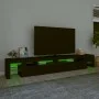 Mueble de TV con luces LED Negro 260x36,5x40 cm de vidaXL, Muebles TV - Ref: Foro24-3152779, Precio: 196,79 €, Descuento: %