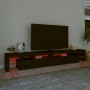 Mueble de TV con luces LED Negro 260x36,5x40 cm de vidaXL, Muebles TV - Ref: Foro24-3152779, Precio: 186,59 €, Descuento: %