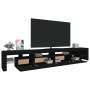 Mueble de TV con luces LED Negro 260x36,5x40 cm de vidaXL, Muebles TV - Ref: Foro24-3152779, Precio: 186,59 €, Descuento: %