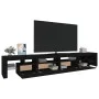Mueble de TV con luces LED Negro 260x36,5x40 cm de vidaXL, Muebles TV - Ref: Foro24-3152779, Precio: 196,79 €, Descuento: %
