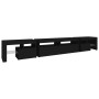 Mueble de TV con luces LED Negro 260x36,5x40 cm de vidaXL, Muebles TV - Ref: Foro24-3152779, Precio: 186,59 €, Descuento: %