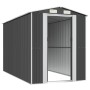 Cobertizo de jardín acero galvanizado antracita 192x357x223 cm de vidaXL, Cobertizos - Ref: Foro24-3147451, Precio: 520,92 €,...