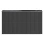 Cobertizo de jardín acero galvanizado antracita 192x357x223 cm de vidaXL, Cobertizos - Ref: Foro24-3147451, Precio: 520,92 €,...