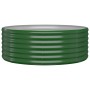 Jardinera arriate acero galvanizado verde 100x100x36 cm en Macetas y jardineras | Comprar online en Foru.es