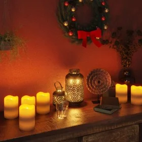 Velas sin llama luz LED 24 uds con mando a distancia de vidaXL, Velas - Ref: Foro24-335779, Precio: 45,24 €, Descuento: %