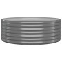 Jardinera arriate acero galvanizado gris 100x100x36 cm en Macetas y jardineras | Comprar online en Foru.es