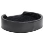 Cama para perros felpa y cuero sintético negra 79x70x19 cm en Camas para perros | Comprar online en Foru.es