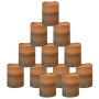 Velas sin llama luz LED 24 uds con mando a distancia de vidaXL, Velas - Ref: Foro24-335779, Precio: 45,68 €, Descuento: %