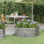 Jardinera arriate acero galvanizado gris 100x100x36 cm en Macetas y jardineras | Comprar online en Foru.es