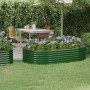 Jardinera arriate acero galvanizado verde 175x100x36 cm en Macetas y jardineras | Comprar online en Foru.es