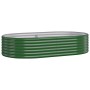 Jardinera arriate acero galvanizado verde 175x100x36 cm en Macetas y jardineras | Comprar online en Foru.es