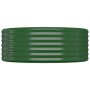 Jardinera arriate acero galvanizado verde 175x100x36 cm en Macetas y jardineras | Comprar online en Foru.es