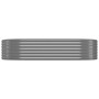 Jardinera arriate acero galvanizado gris 175x100x36 cm en Macetas y jardineras | Comprar online en Foru.es