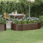 Jardinera arriate acero galvanizado marrón 175x100x36cm en Macetas y jardineras | Comprar online en Foru.es