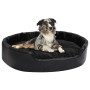Cama para perros felpa y cuero sintético negra 90x79x20 cm en Camas para perros | Comprar online en Foru.es