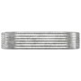 Jardinera arriate acero galvanizado plata 175x100x36 cm en Macetas y jardineras | Comprar online en Foru.es