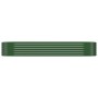 Jardinera arriate acero galvanizado verde 249x100x36 cm en Macetas y jardineras | Comprar online en Foru.es