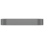 Jardinera arriate acero galvanizado gris 249x100x36 cm en Macetas y jardineras | Comprar online en Foru.es