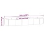 Jardinera arriate acero galvanizado plata 249x100x36 cm en Macetas y jardineras | Comprar online en Foru.es