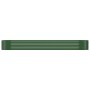 Jardinera arriate acero galvanizado verde 322x100x36 cm en Macetas y jardineras | Comprar online en Foru.es
