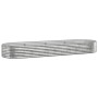 Jardinera arriate acero galvanizado plata 322x100x36 cm en Macetas y jardineras | Comprar online en Foru.es