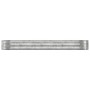 Jardinera arriate acero galvanizado plata 322x100x36 cm en Macetas y jardineras | Comprar online en Foru.es