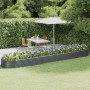 Jardinera arriate acero galvanizado antracita 507x100x36cm en Macetas y jardineras | Comprar online en Foru.es