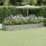 Jardinera arriate acero galvanizado plata 373x140x36 cm en Macetas y jardineras | Comprar online en Foru.es