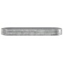 Jardinera arriate acero galvanizado plata 373x140x36 cm en Macetas y jardineras | Comprar online en Foru.es