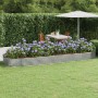 Jardinera arriate acero galvanizado plata 450x140x36 cm en Macetas y jardineras | Comprar online en Foru.es