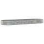 Jardinera arriate acero galvanizado plata 450x140x36 cm en Macetas y jardineras | Comprar online en Foru.es