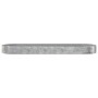 Jardinera arriate acero galvanizado plata 450x140x36 cm en Macetas y jardineras | Comprar online en Foru.es
