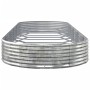 Jardinera arriate acero galvanizado plata 450x140x36 cm en Macetas y jardineras | Comprar online en Foru.es