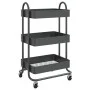 Carrito de cocina 3 niveles acero antracita 43x34x79 cm de vidaXL, Carros e islas - Ref: Foro24-335867, Precio: 39,80 €, Desc...