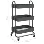 Carrito de cocina 3 niveles acero antracita 43x34x79 cm de vidaXL, Carros e islas - Ref: Foro24-335867, Precio: 39,80 €, Desc...