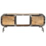 Mueble de TV madera maciza de mango 110x30x42 cm de vidaXL, Muebles TV - Ref: Foro24-339711, Precio: 224,23 €, Descuento: %