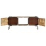 Mueble de TV madera maciza de mango 110x30x42 cm de vidaXL, Muebles TV - Ref: Foro24-339711, Precio: 224,23 €, Descuento: %