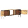 Mueble de TV madera maciza de mango 110x30x42 cm de vidaXL, Muebles TV - Ref: Foro24-339711, Precio: 224,23 €, Descuento: %
