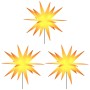 Lámpara de Navidad LED plegable 3 unidades amarillo 57 cm en Decoración Festiva y Estacional | Comprar online en Foru.es
