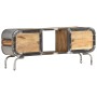 Mueble de TV madera maciza de mango 110x30x42 cm de vidaXL, Muebles TV - Ref: Foro24-339711, Precio: 224,23 €, Descuento: %