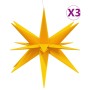 Lámparas de Navidad LED plegables 3 unidades amarillo 100 cm en Decoración Festiva y Estacional | Comprar online en Foru.es