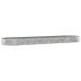 Jardinera arriate acero galvanizado plata 523x140x36 cm en Macetas y jardineras | Comprar online en Foru.es